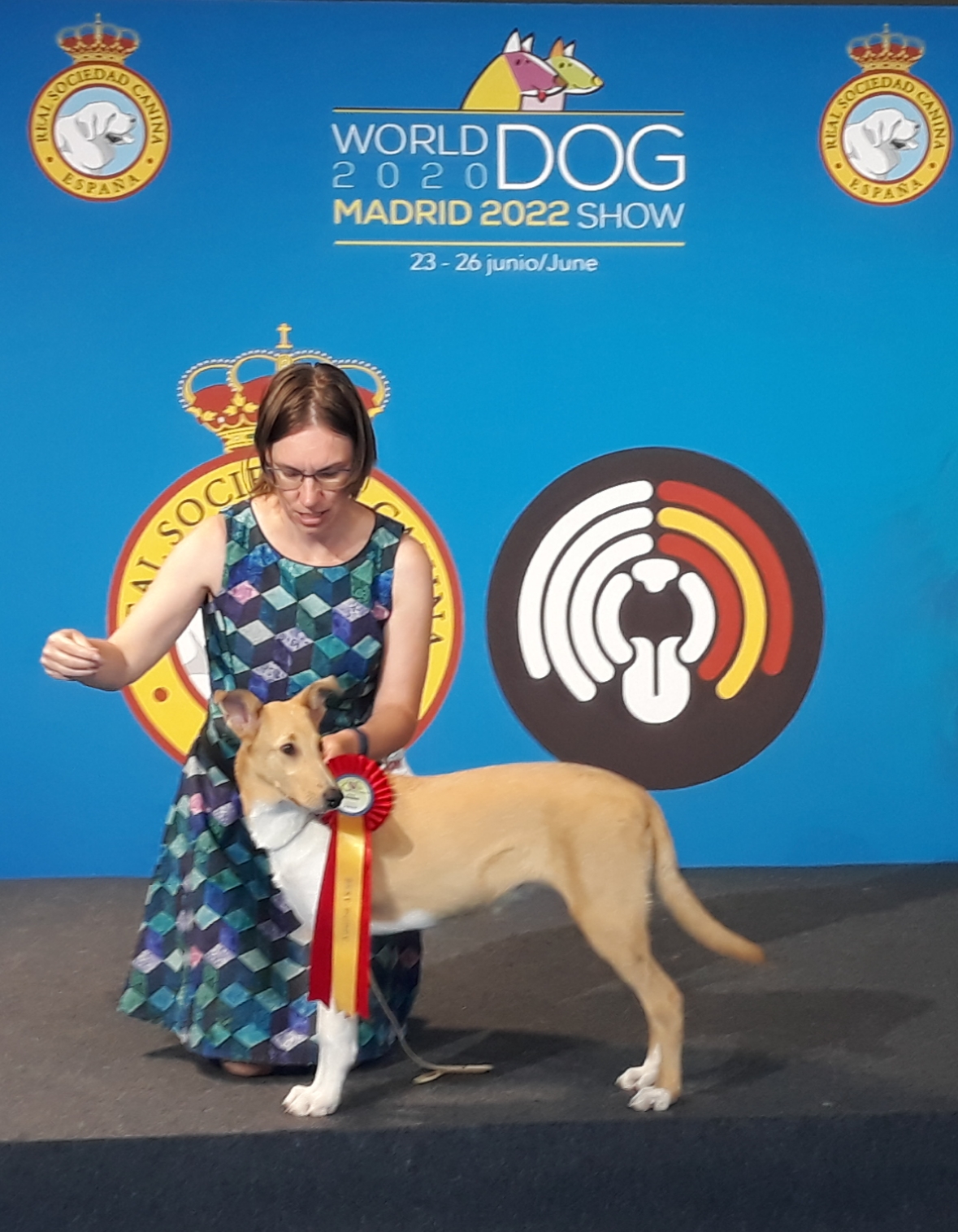 World Dog Show Madrid (S) 24. 6. 2022 – Gratulujeme Castanee Ptyhagorce! All three days!!! Minor puppy class: Very promising 1, Best baby